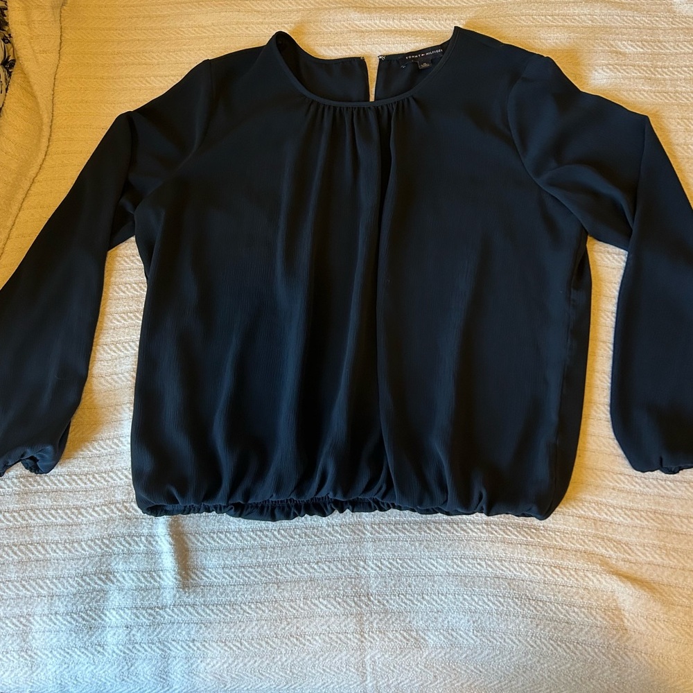 Tommy Hilfiger Navy Blue Women's Blouse